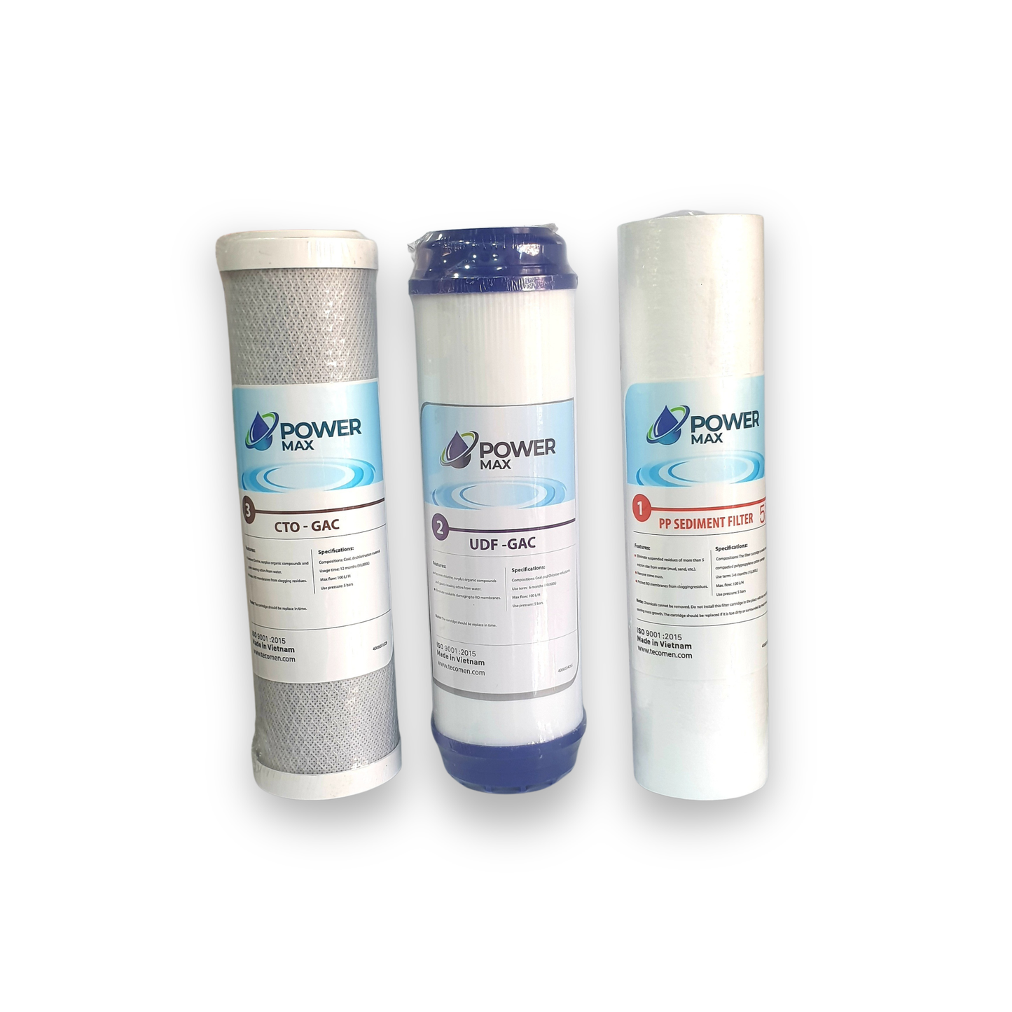 Powermax Pre Filter Set Vietnam (PPF, CTO , GAC) zingFlow